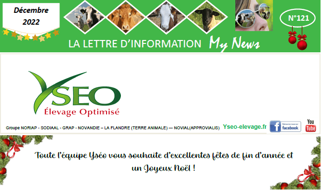 MY NEWS – Ma lettre d’information Yséo – N°121